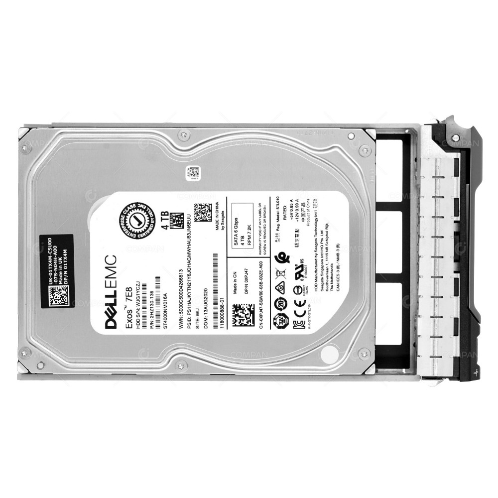 XPJ47  DELL HDD 4TB  7.2K SATA 6G  3.5" LFF